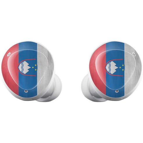 Slovenia Flag Distressed Galaxy Buds Plus Skin