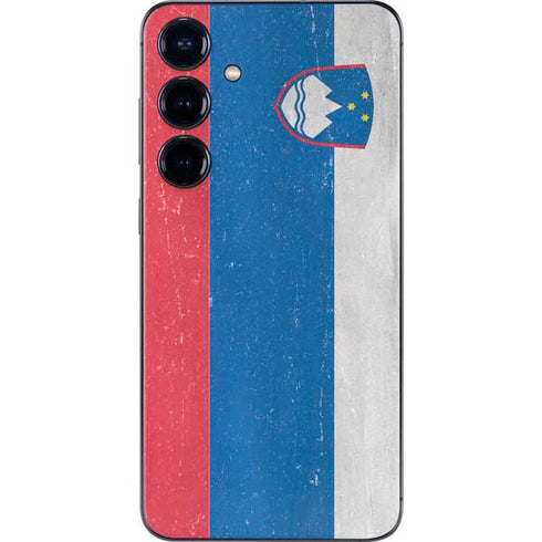 Slovenia Flag Distressed Galaxy S24 Plus Skin