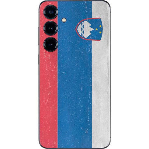 Slovenia Flag Distressed Galaxy S24 Skin