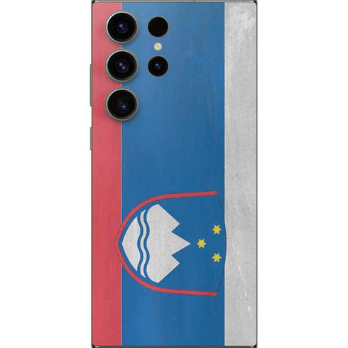 Slovenia Flag Distressed Galaxy S25 Ultra Skin