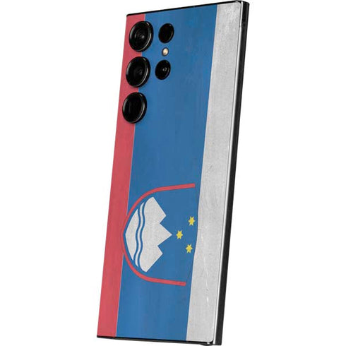 Slovenia Flag Distressed Galaxy S25 Ultra Skin