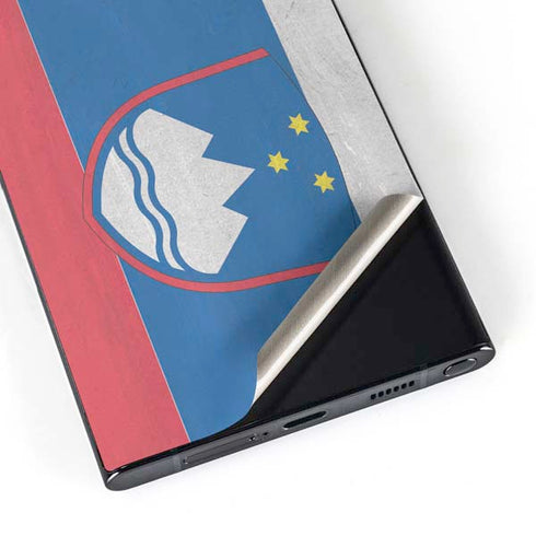 Slovenia Flag Distressed Galaxy S25 Ultra Skin