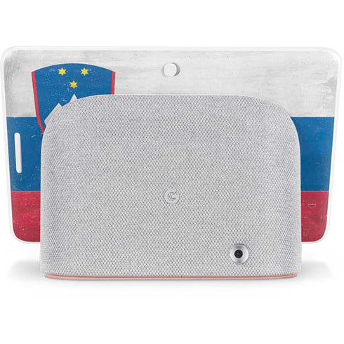 Slovenia Flag Distressed Google Home Hub Skin