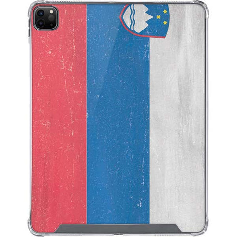Slovenia Flag Distressed iPad Cases