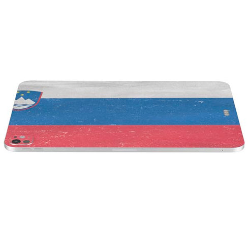 Slovenia Flag Distressed iPad Pro 13in M4 (2024) Skin
