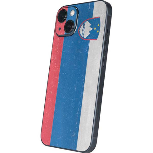 Slovenia Flag Distressed iPhone Skins