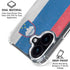 Slovenia Flag Distressed iPhone 16 Plus Clear Case