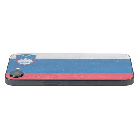 Slovenia Flag Distressed iPhone 16e Skin