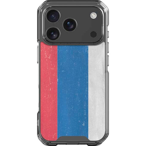 Slovenia Flag Distressed iPhone 18 Pro Clear Case