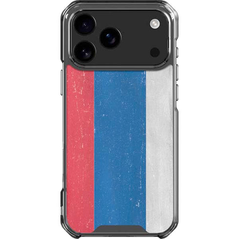 Slovenia Flag Distressed iPhone 18 Pro Max Clear Case