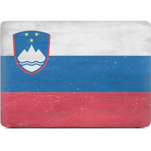 Slovenia Flag Distressed Apple MacBook Air Skin