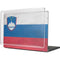 Slovenia Flag Distressed MacBook Cases