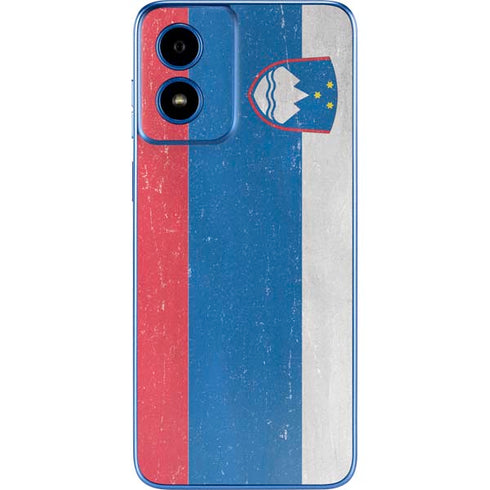 Slovenia Flag Distressed Moto G Play 4G (2024) Skin