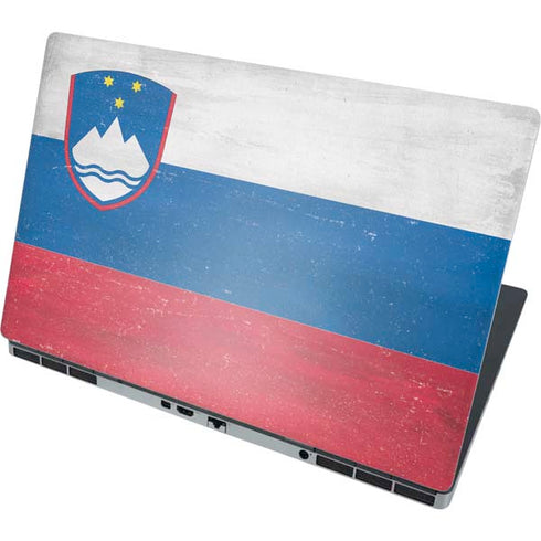 Slovenia Flag Distressed Dell Precision Skin