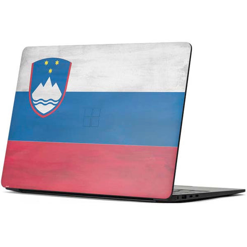 Slovenia Flag Distressed Surface Laptop 7 13.8in Skin