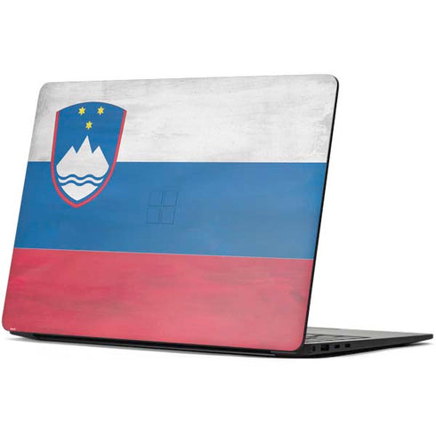 Slovenia Flag Distressed Surface Laptop 7 15in Skin
