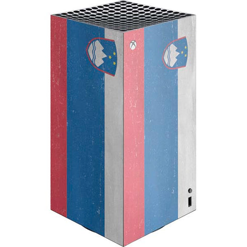 Slovenia Flag Distressed Xbox Series X Skins