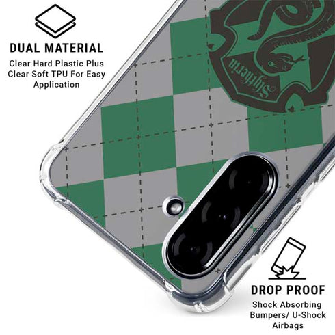 Wizarding World Harry Potter Slytherin Crest Galaxy A36 5G Clear Case