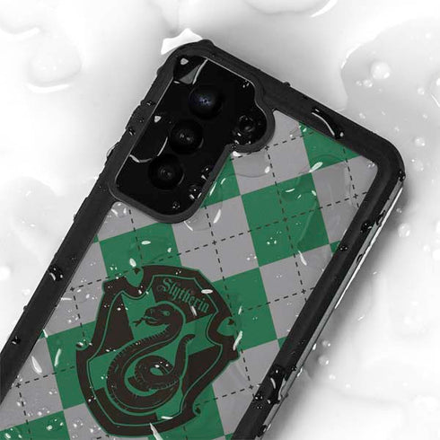 Wizarding World Harry Potter Slytherin Crest Galaxy S24 Plus Waterproof Case