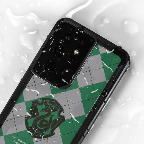 Wizarding World Harry Potter Slytherin Crest Galaxy S24 Ultra Waterproof Case