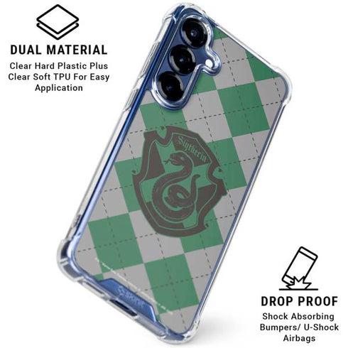 Wizarding World Harry Potter Slytherin Crest Galaxy S25 Plus Clear Case