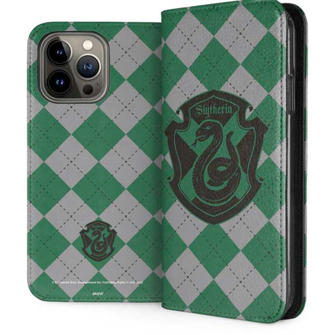 Wizarding World Harry Potter Slytherin Crest iPhone 13 Pro Max Folio Case