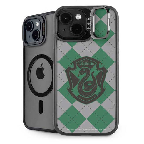 Wizarding World Harry Potter Slytherin Crest iPhone 15 Plus Kickstand Case