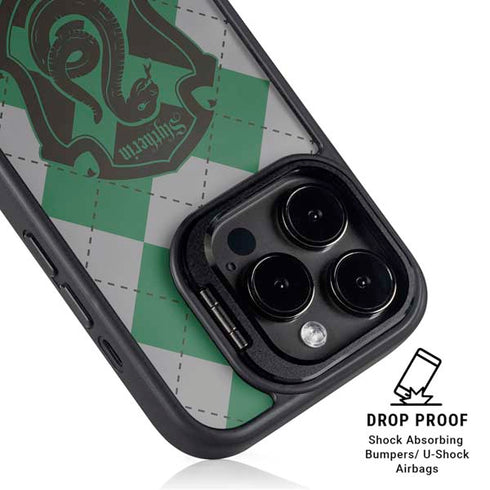 Wizarding World Harry Potter Slytherin Crest iPhone 15 Pro Kickstand Case