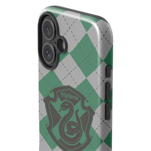 Wizarding World Harry Potter Slytherin Crest iPhone 16 Impact Case