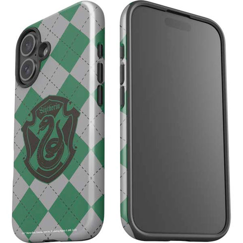Wizarding World Harry Potter Slytherin Crest iPhone 16 Impact Case