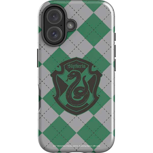 Wizarding World Harry Potter Slytherin Crest iPhone 16 Plus Impact Case