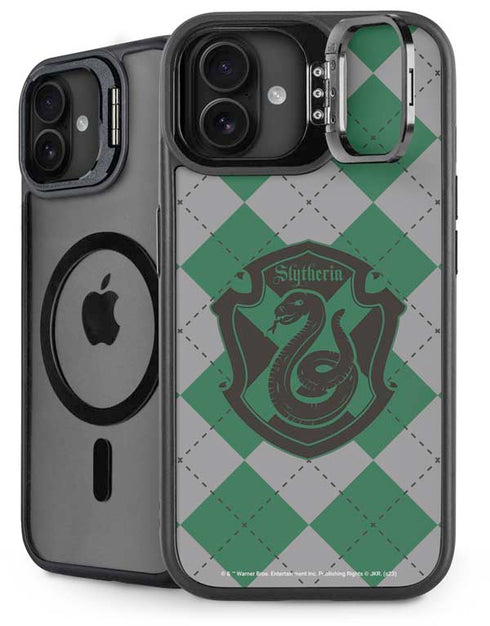 Wizarding World Harry Potter Slytherin Crest iPhone 16 Plus Kickstand Case