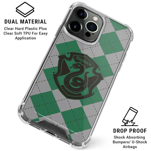 Wizarding World Harry Potter Slytherin Crest iPhone 16 Pro Clear Case