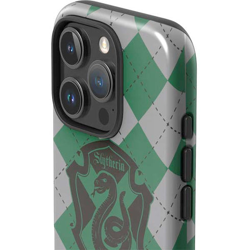 Wizarding World Harry Potter Slytherin Crest iPhone 16 Pro Impact Case