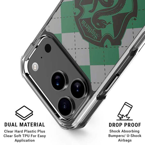 Wizarding World Harry Potter Slytherin Crest iPhone 18 Pro Clear Case