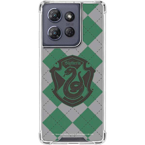 Wizarding World Harry Potter Slytherin Crest Moto G 5G (2025) Clear Case