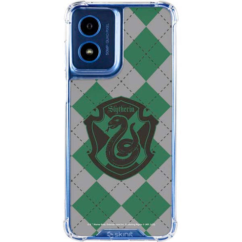 Wizarding World Harry Potter Slytherin Crest Moto G Play 4G (2024) Clear Case
