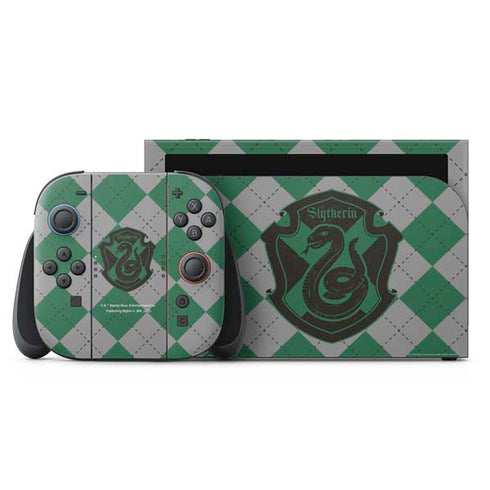 Wizarding World Harry Potter Slytherin Crest Nintendo Switch 2 (2025) with Joy-Con Skin