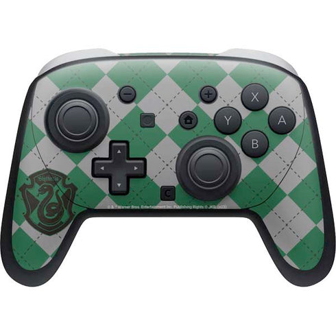 Wizarding World Harry Potter Slytherin Crest Nintendo Switch 2 (2025) Pro Controller Skin