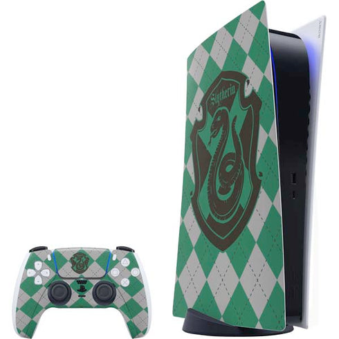 Wizarding World Harry Potter Slytherin Crest PlayStation PS5 Skins