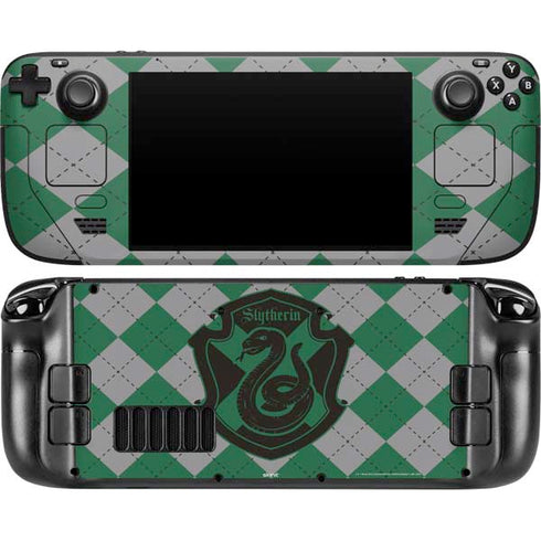 Wizarding World Harry Potter Slytherin Crest Steam Deck Handheld Gaming Computer OLED Skin