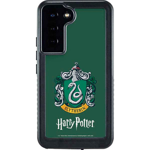 Wizarding World Harry Potter Slytherin House Crest Galaxy S24 Plus Waterproof Case