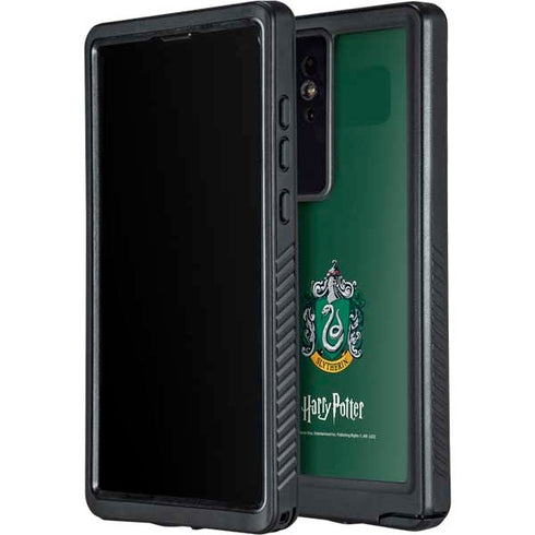 Wizarding World Harry Potter Slytherin House Crest Galaxy S24 Ultra Waterproof Case