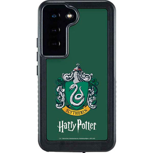 Wizarding World Harry Potter Slytherin House Crest Galaxy S24 Waterproof Case