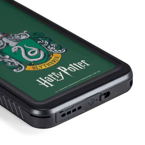 Wizarding World Harry Potter Slytherin House Crest Galaxy S24 Waterproof Case