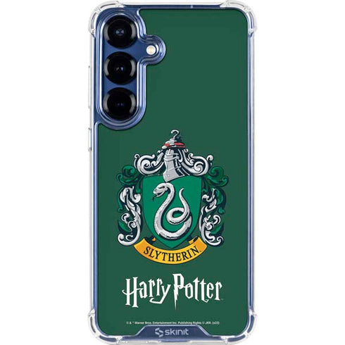 Wizarding World Harry Potter Slytherin House Crest Galaxy S25 Plus Clear Case