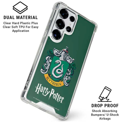 Wizarding World Harry Potter Slytherin House Crest Galaxy S26 Ultra Clear Case