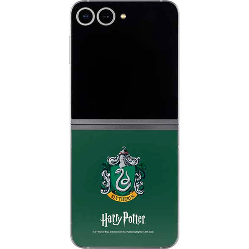 Wizarding World Harry Potter Slytherin House Crest Galaxy Z Flip6 Skin