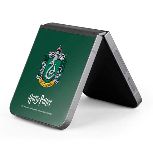 Wizarding World Harry Potter Slytherin House Crest Galaxy Z Flip6 Skin