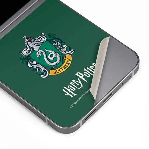 Wizarding World Harry Potter Slytherin House Crest Galaxy Z Flip6 Skin